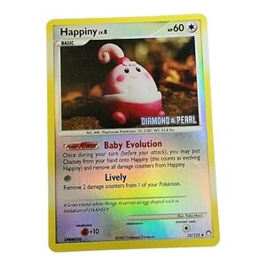 💖Happiny LV. 8 60hp Pokémon Card